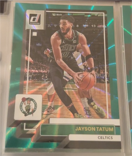 2022-23 Panini Donruss #1 Jayson Tatum — front