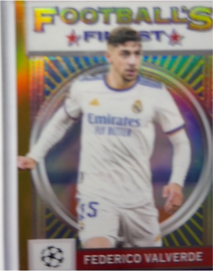2021-22 Topps Football's Finest Flashbacks UEFA #193 Federico Valverde — front