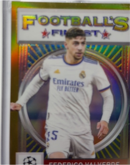 2021-22 Topps Finest Flashbacks UEFA #193 Federico Valverde — front