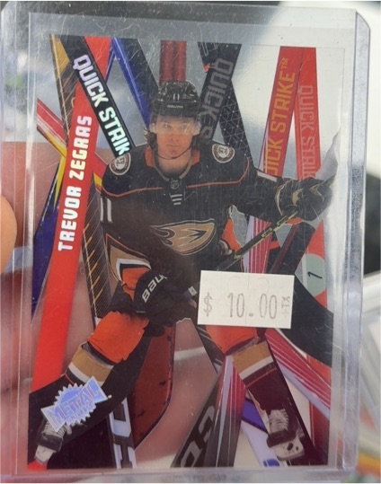 2023-24 Metal Universe Quick Strike #QS-1 Trevor Zegras — front