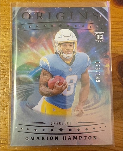 2025 Panini Origins #134 Omarion Hampton — front