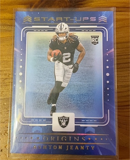 2025 Panini Origins #1 Ashton Jeanty Start-Ups — front