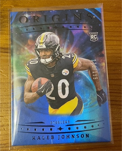 2025 Panini Origins #104 Kaleb Johnson — front