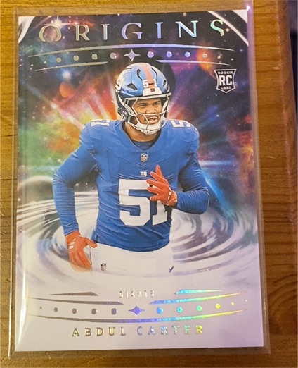 2025 Panini Origins #112 Abdul Carter — front