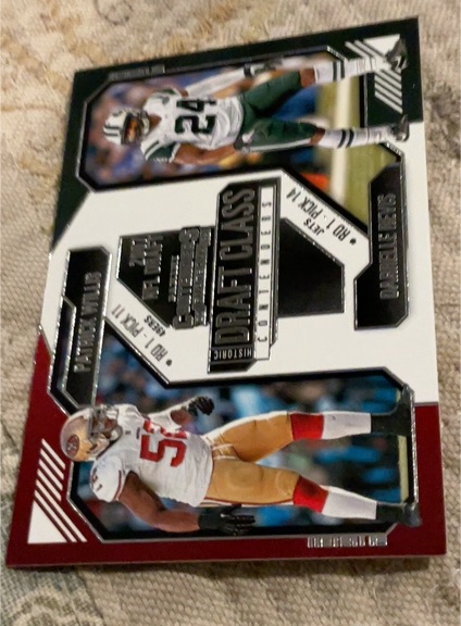 2024 Panini Contenders #23 Patrick Willis/Darrelle Revis Historic Draft Class — front