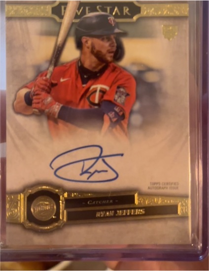 2021 Topps Five Star #FSA-RJ Ryan Jeffers — front