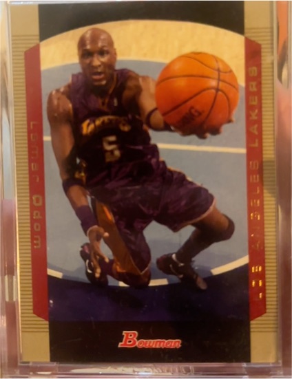 2004-05 Bowman Gold #77 Lamar Odom — front