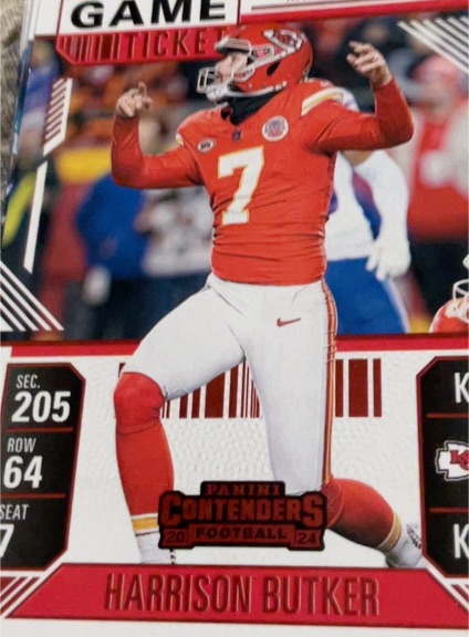 2024 Panini Contenders #49 Harrison Butker — front