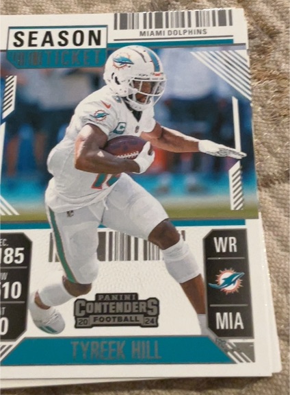 2024 Panini Contenders Season Ticket #62 Tyreek Hill — front