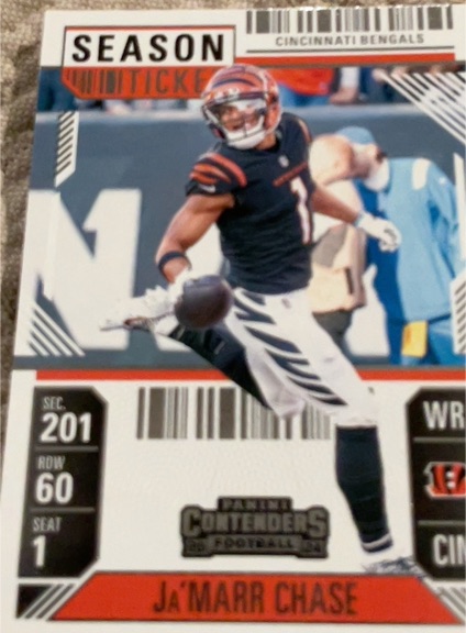 2024 Panini Contenders #21 Ja'Marr Chase — front