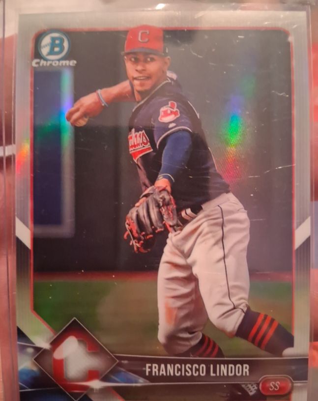 2018 Bowman Chrome #31 Francisco Lindor — front