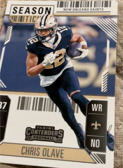 2024 Panini Contenders Season Ticket #70 Chris Olave — front