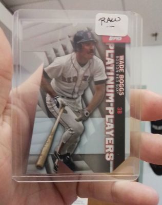 2021 Topps Platinum Players Die-Cut #PDC-20 Wade Boggs — front
