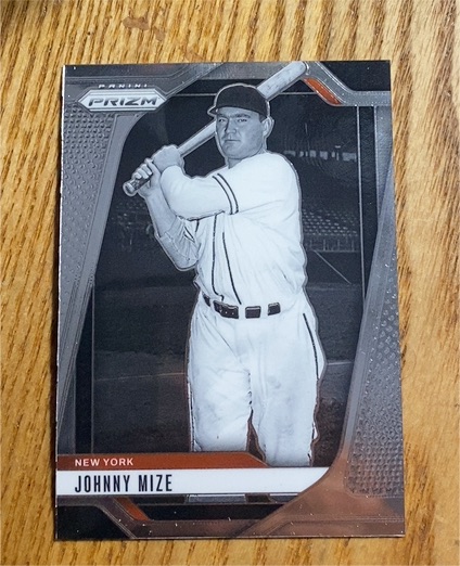 2025 Panini Prizm #113 Johnny Mize — front