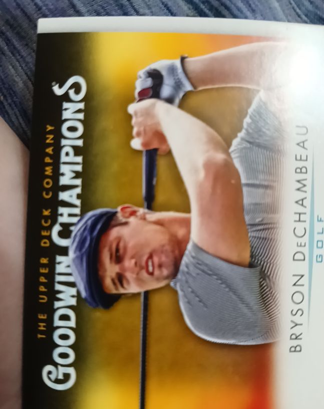 2021 Upper Deck Goodwin Champions #73 Bryson DeChambeau — front