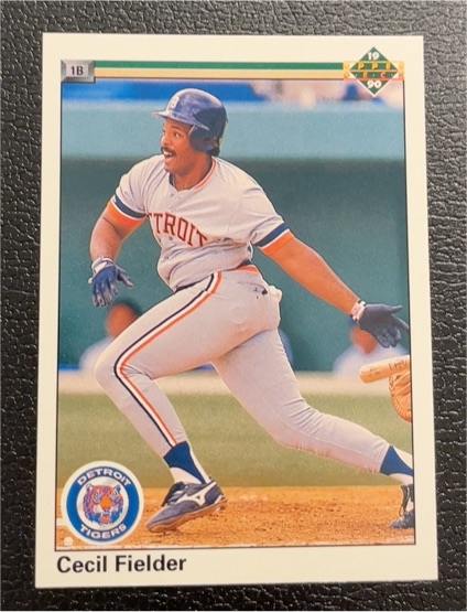 1990 Upper Deck #786 Cecil Fielder — front