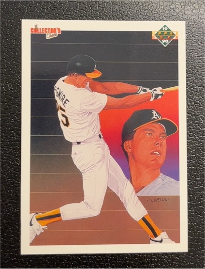 1990 Upper Deck #36 Mark McGwire Oakland Athletics — front