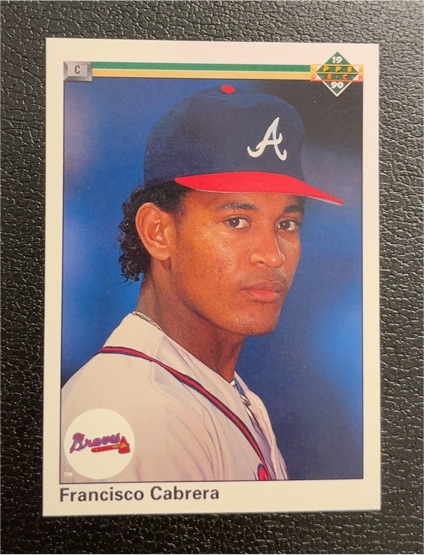 1990 Upper Deck #64 Francisco Cabrera — front