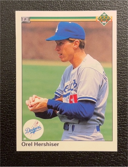 1990 Upper Deck #256 Orel Hershiser — front