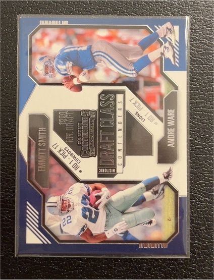 2024 Panini Contenders #12 Emmitt Smith/Andre Ware Historic Draft Class — front