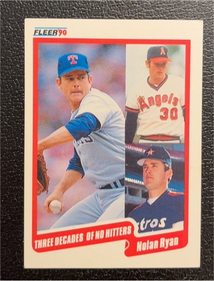 1990 Fleer Update #U-131 Nolan Ryan — front