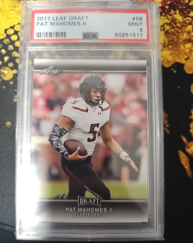 2017 Leaf Draft #56 Pat Mahomes II — front