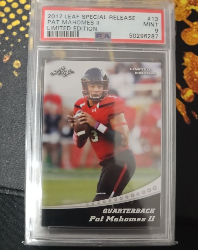 2017 Leaf Special Release #13 Pat Mahomes II Limited Edition — front