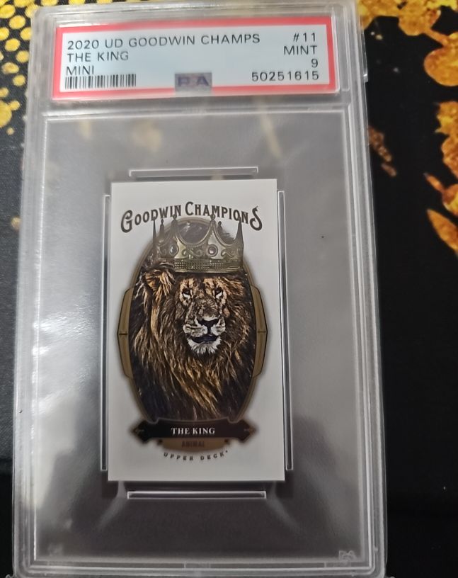 2020 UD Goodwin Champs The King #11 Mini Lion — front