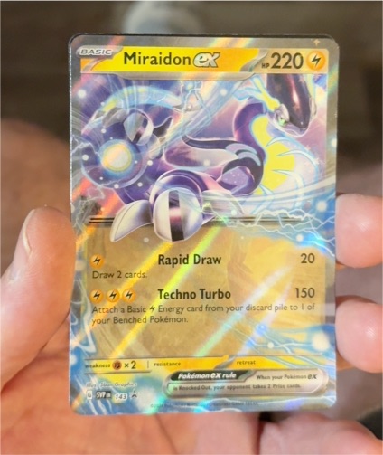 2023 Pokémon Scarlet & Violet Black Star Promo #143 Miraidon ex — front