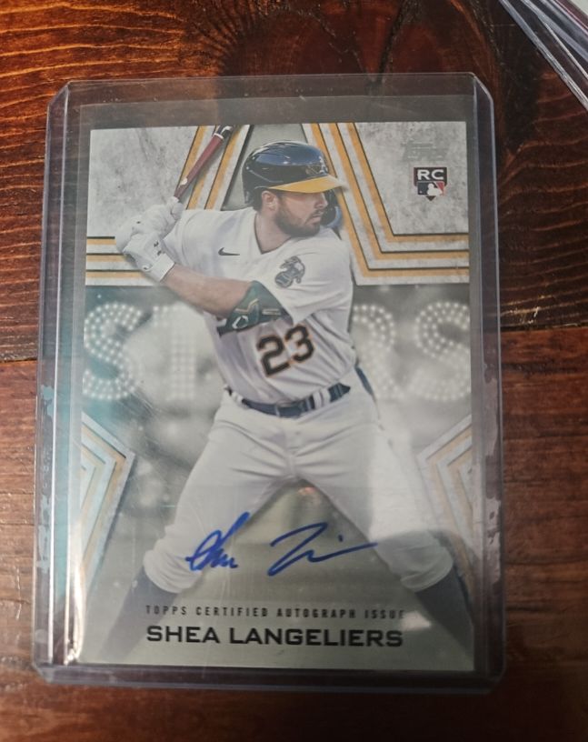 2023 Topps Series 1 Baseball Stars Autographs #BSA-SL Shea Langeliers — front