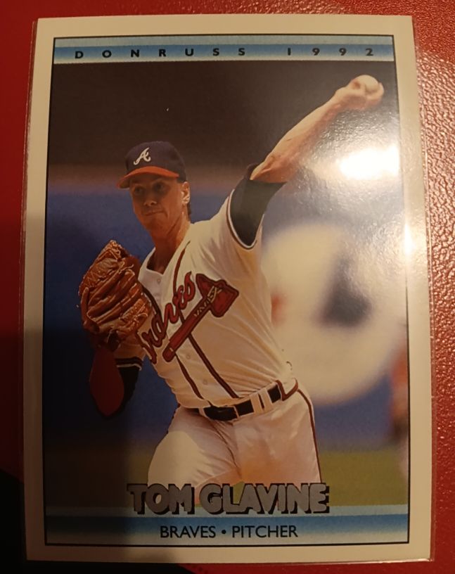 1992 Donruss #629 Tom Glavine Atlanta Braves — front