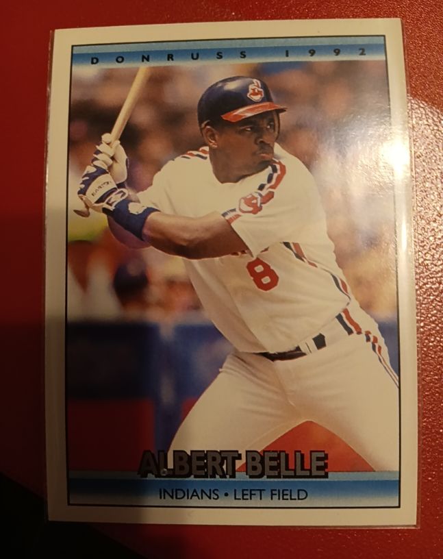 1992 Donruss #500 Albert Belle — front
