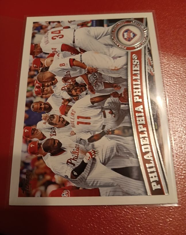 2011 Topps #511 Philadelphia Phillies — front