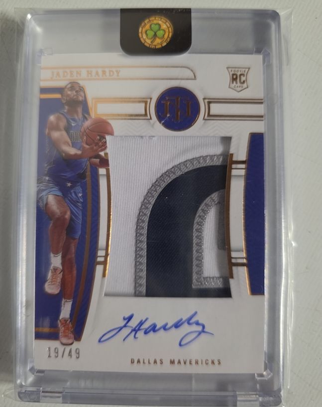2022 Panini National Treasures #19 Jaden Hardy — front