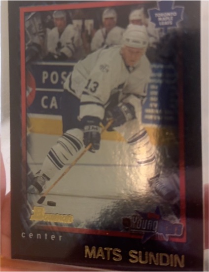2001-02 Bowman YoungStars #5 Mats Sundin — front