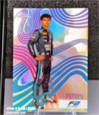 2024 Topps Chrome Formula 1 Juan Manuel Correa Futuro Refractor F2 — front