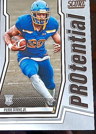 2022 Panini Score PROtential #P-PS Pierre Strong Jr. — front