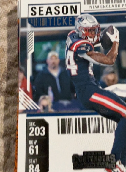 2024 Panini Contenders #69 Kendrick Bourne Season Ticket — front