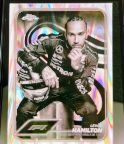 2024 Topps Chrome Formula 1 #6 Lewis Hamilton — front