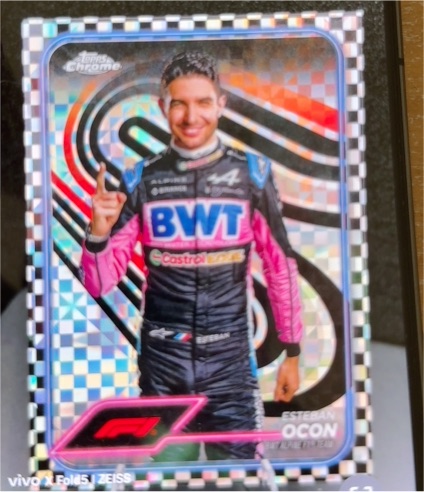 2024 Topps Chrome Formula 1 #9 Esteban Ocon — front