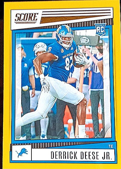 2022 Panini Score #376 Derrick Deese Jr. — front