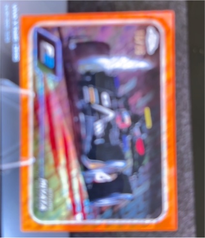 2023 Upper Deck Daniel Ricciardo Orange Raywave #4/25 — front