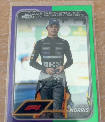2024 Topps Chrome Formula 1 #177 Lando Norris — front