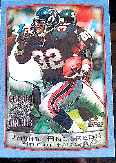 1999 Topps Season Opener #40 Jamal Anderson — front
