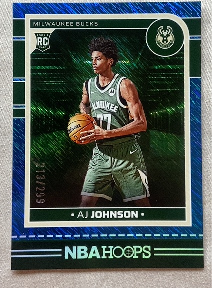 2024-25 Panini NBA Hoops #253 AJ Johnson — front