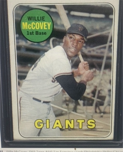 1969 Topps #440 Willie McCovey — front