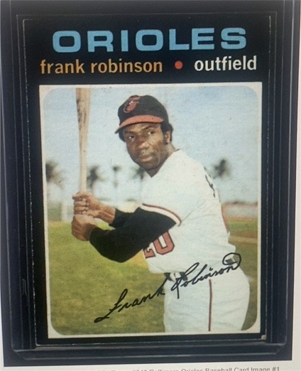 1971 Topps #640 Frank Robinson — front