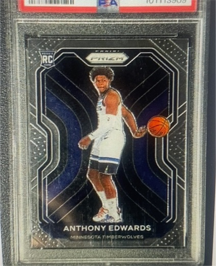 2020-21 Panini Prizm #258 Anthony Edwards — front