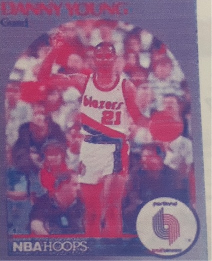 1990-91 Hoops #252 Danny Young — front