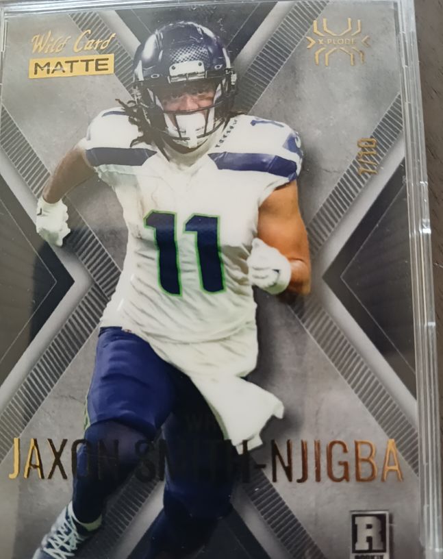 2023 Wild Card Matte #MXP-JS Jaxon Smith-Njigba X-Plode Rookie — front